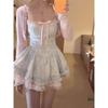 Korean Version of the New Spring, Summer and Autumn Commute, Cute and Sweet, with Lolita Foreign Gentle Dress, Two-piece Set for Women