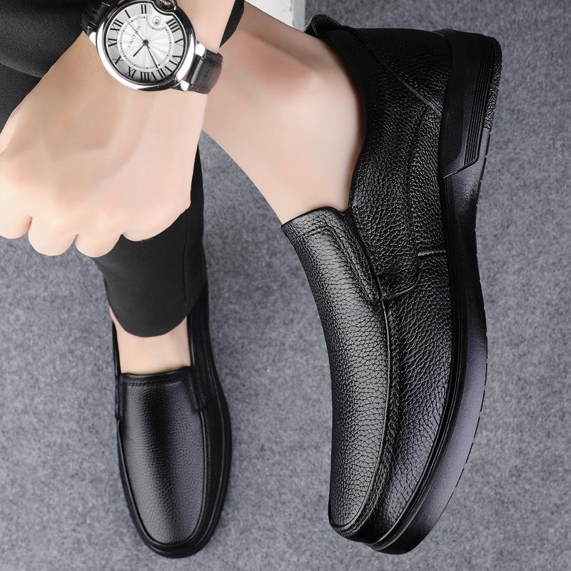 High Quality Man Breathable Drive Flat High Quality Men's Classic Loafer Genuine Leather Mens Loafers Slip-on Men Wedding Shoes