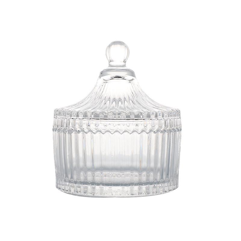 Mongolian Yurt Glass Jar: European-Style Candle Holder, Aroma Cup & Candy Storage
