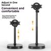 Clamp On Phone Holder With Height Adjustment Tilts Function Cold Shoe Mount Not Slip Base for Content Creation & Filming