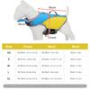 Blue Yellow Swimming Pet Vest Life Jacket Reflective Dog Harness Swimwear Dog Clothes