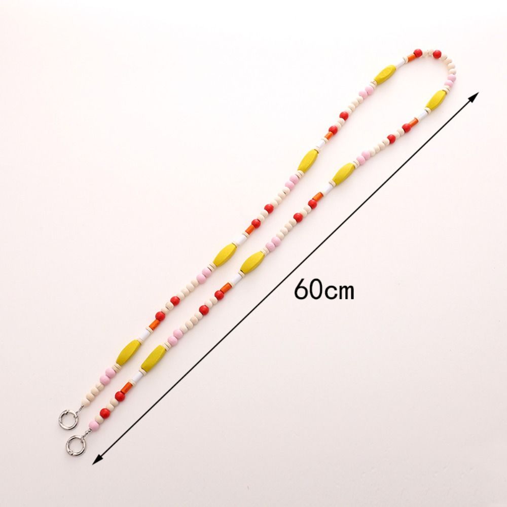 Cellphone Lanyard Mobile Phone Beaded Long Chain  Phone Case Accessories