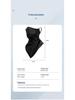 Ice Silk Sun Protection Face Mask with Extended Ear Loops for Summer Outdoor Activities