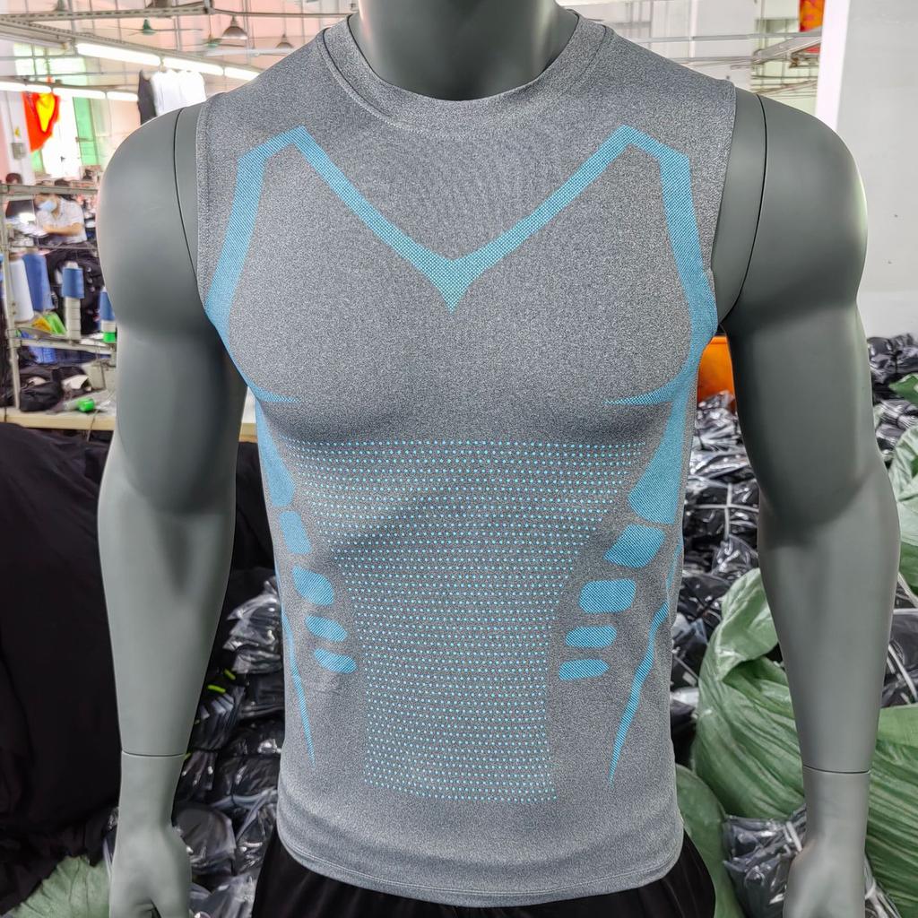 Sportweste Herren T-Shirts Fitnesskleidung Schnelltrocknend Atmungsaktiv Slim-Fit Ärmellos Enganliegend Training Elastisches Tanktop Herren Sommeroberteile