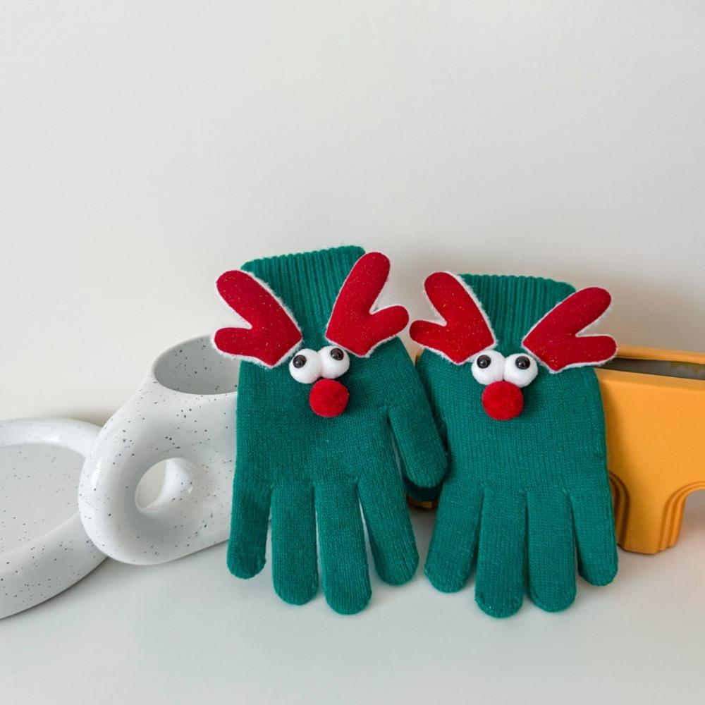 Knitted Christmas Gloves Warm Touch Screen Gloves Hot Sale Driving Mittens  Gift