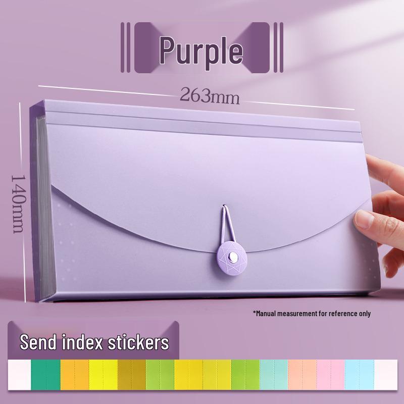 Multi-layer Document Organizer Bag with Large Capacity for Invoices, Receipts, and Files