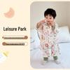 Bamboo Fiber Infant Sleeping Bag - Summer Anti-Kick Gauze Pajamas for Babies
