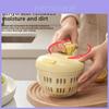 Fruit And Vegetable Dehydrator With Manual Spin Drying For Kitchen Prep And Salad Making