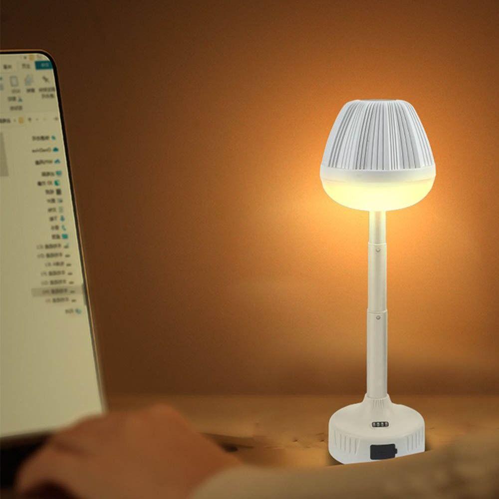 Adjustable Touch Night Light Tri Color Table Lamp Simple Telescopic Reading Desk Lamp  Student