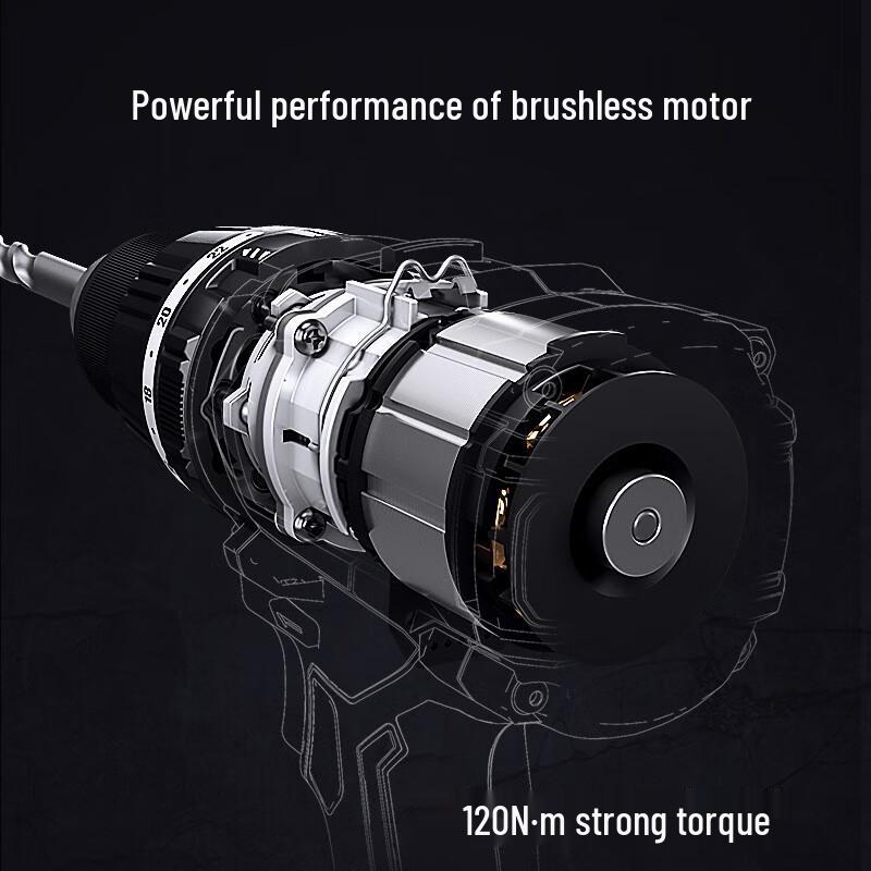 Dongcheng 20V Brushless Cordless Impact Drill DCJZ03-13H2 CN plug (adapter included)