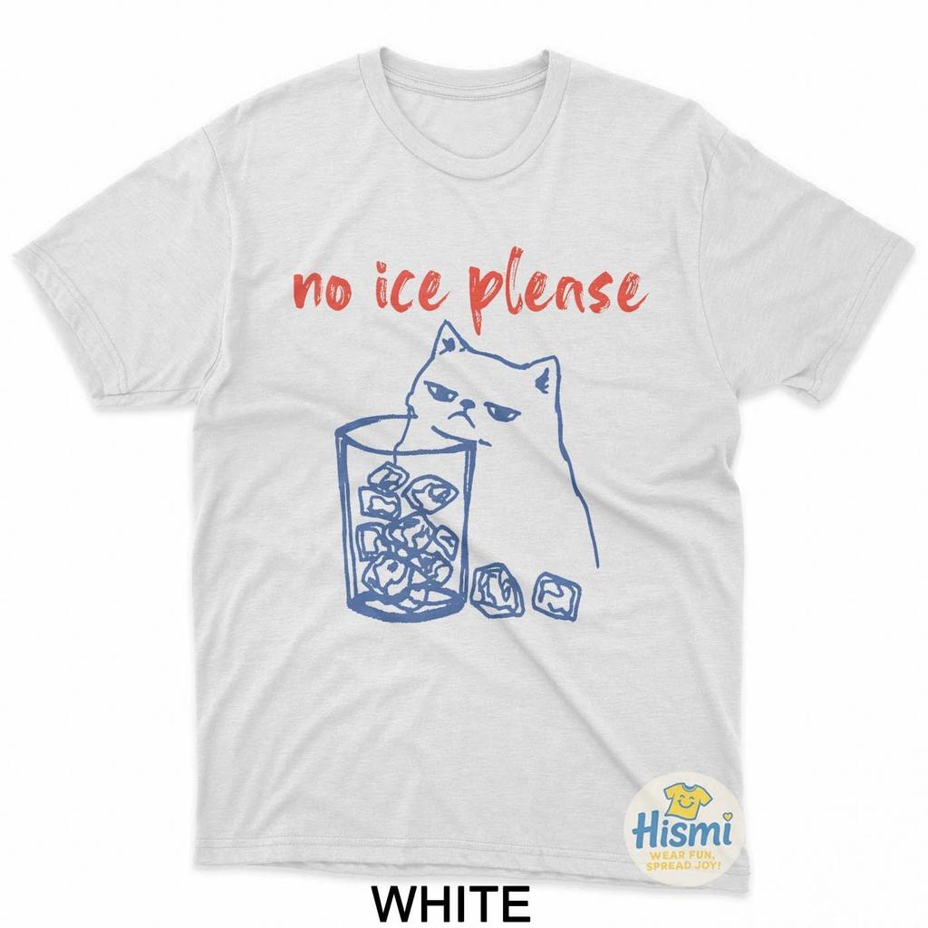 Kein Eis Bitte Lustiges Katzen-Meme Herren Damen T-Shirt