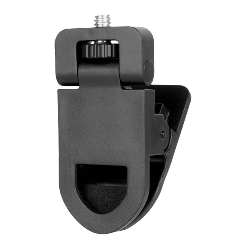Screen Mount Clamp Clip Featuring 1/4 Screw Universal Connector for Monitors Camera Fill Light Holder & Webcam Stand