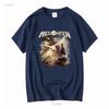Razamataz Helloween Album Cover Black T Shirt Xl Long Or Short Sleeves Vintage Washed Streetwear Top For Everyday Wear