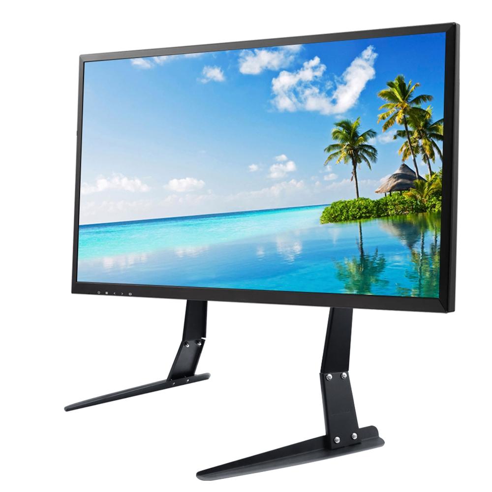 UNHO Table Top Universal TV Legs Fits 17" to 55" Flat Screens TV Table Stand Pedestal TV Riser Max VESA 600x400mm