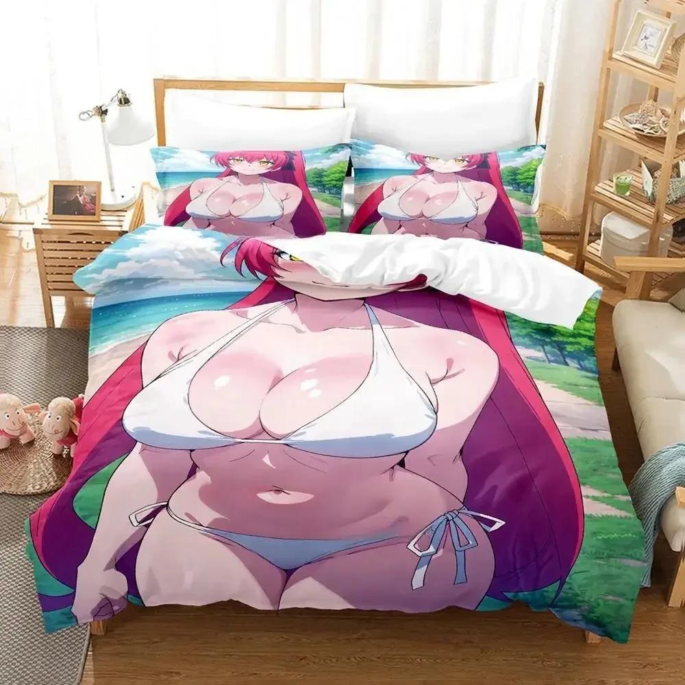 New 3D Print Sexy Lactating Girl, Young Woman Large Chest Bedding Set Anime Three-piece Set Adult Kid Bedroom Duvet Cover Sets