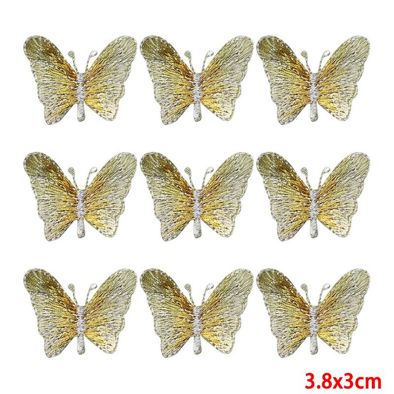 10 teile/los Großhandel Stickerei Patch Eisen Auf Patches Für Kleidung Patches Auf Kleidung Jacken Dekor Applikation Nähen Liefert