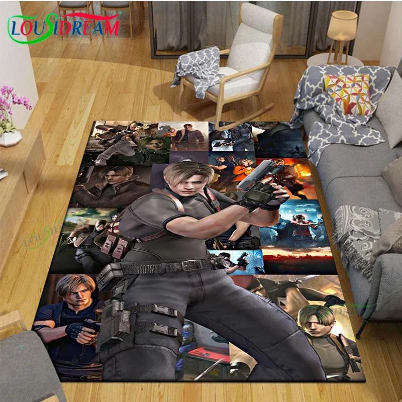 2025 Fashion 3D Movie R-Resident Evil Printed  Carpet Living Room Anti-Skid Area Rug Kids Bedroom Mats Yoga Mat Carpet Decor