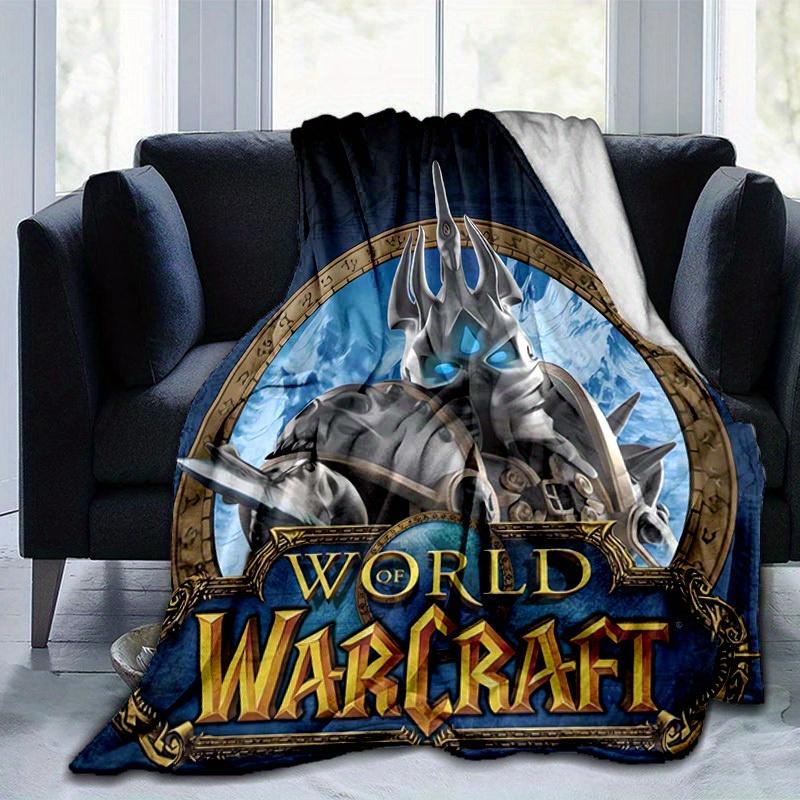 1pc World of Warcraft: Northrend Home Decor Blanket, Perfect Gift for Bedroom, Living Room, Travel, Camping, Car, Beach, Office Naps, Cozy Flannel Thr
