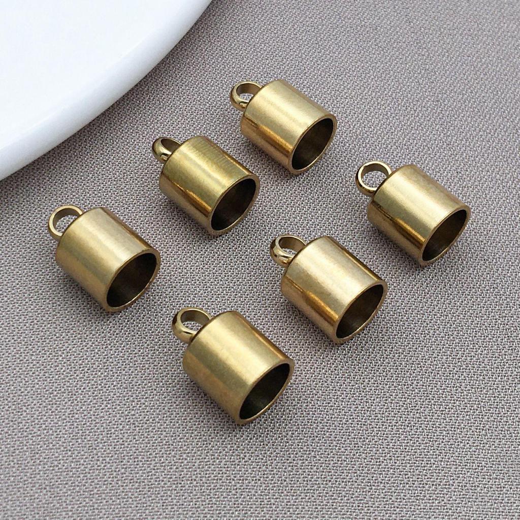 Stainless Steel Gold Chain Clasp Leather Connector for DIY Bracelet/Necklace Jewelry