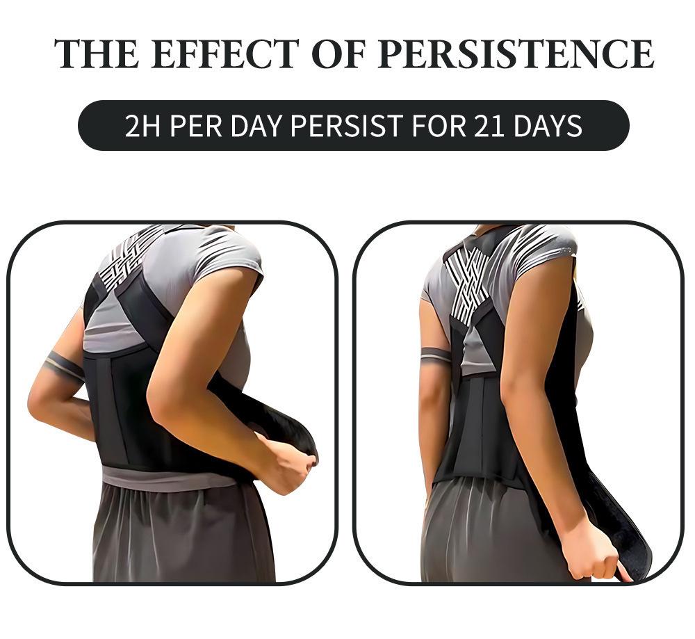 Ergonomic Posture Correction Belt for Improved Posture, Straight Shoulders, and Back Support—For Students, Adults, and Teenagers.