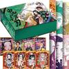 Collection Cards for Fans Colorful Visual Neon Design Kamado Nezuko Tanjirou Anime Color Paper Cards Birthday Gifts