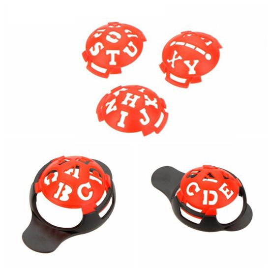7Pcs Practical Golf Ball Line Liner Marker Drawing Template Alignment Tool