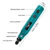 JENABOM 25/39PCS Blue Electric Grinding USB Charging Portable Multi -function Electric Tools Suitable for DIY Lovers and Craftsm