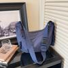 Sac bandoulière de trajet, Sac à bandoulière unique, Cartable d'étudiant, Sac décontracté, Sac en forme de ravioli