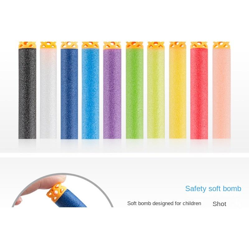 7.2cm Hollow EVA Bullet for Foam Dart Toy Gun Elite Soft Bullet Toy Gun M416 Bullets for Nerf Gun Accessories
