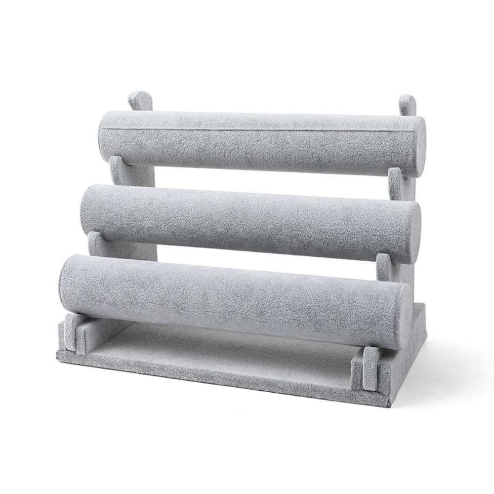 3-lagiger Armband-Ketten-Uhren-T-Bar-Ständer Multifunktionaler Armreif-Präsentationsständer Präsentationsrequisiten