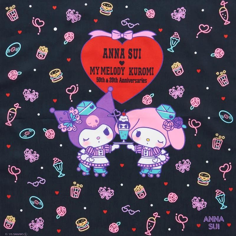 Sanrio ANNA SUI Handkerchief ( Neon ) Japan NEW