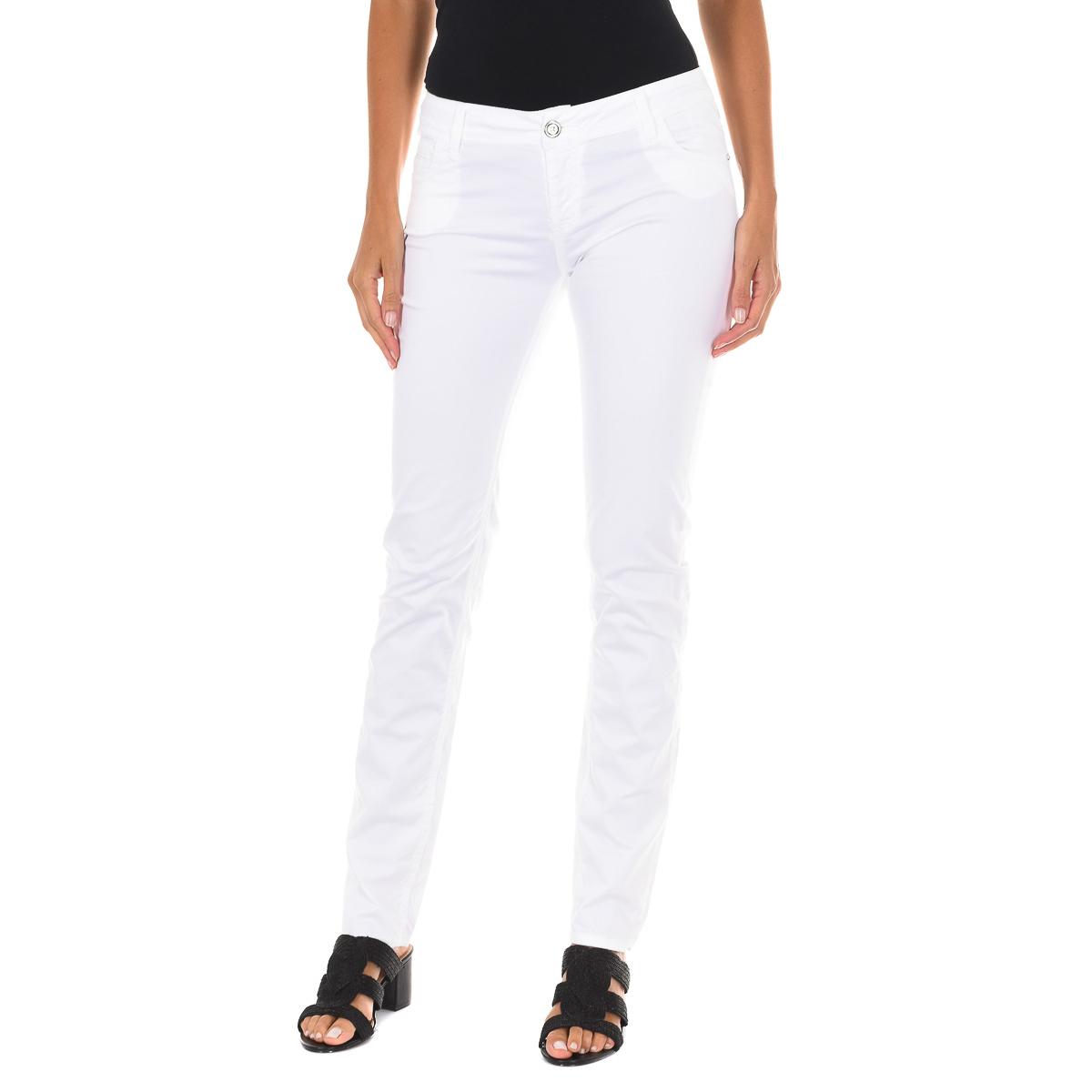 

Длинные брюки с узким низом 70DB50254-R295 женщина 24-USA белый