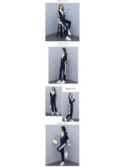 Trendy Plus Velvet Women's Sports Suit: 2026 Autumn/Winter Korean Style Long Sleeve Hoodie & Pants Two-Piece Set
