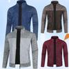 Maglione da uomo autunno inverno, cardigan largo, nuovo, freddo, collo alto, patchwork, caldo, giacca a vento, giacche casual Yasheng