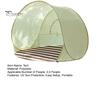 Quick Open Sunshade Tent Pop-Up Beach for 2-3 Person, UPF 50+ UV Sun Protection Outdoor Shade Mosquito Net Tent, Portable Easy Setup Shelter