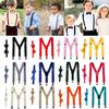 New Soild Color Children Belt Baby Boys Girls Colorful Suspenders Clip-on Y-Back Braces Bow Tie Elastic Kids Adjustable Gift