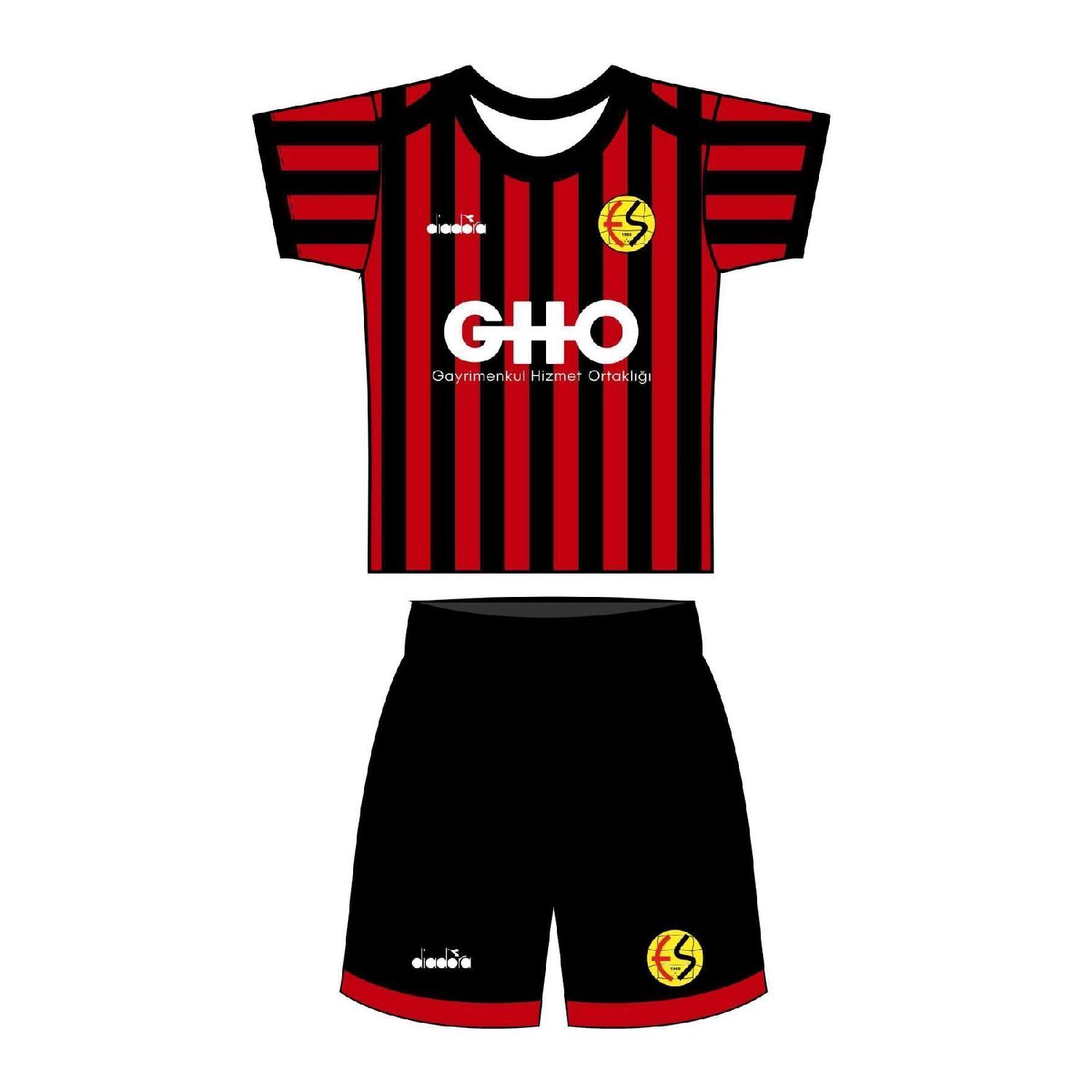 

Berceste Ubuklu Eskiehirspor Baby Джерси Es Es 3-6 AY чёрный