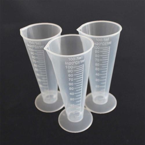 Kitchen Lab Reusable Plastic Measuring Beaker Measuring Cup 100ml Nice and Practical