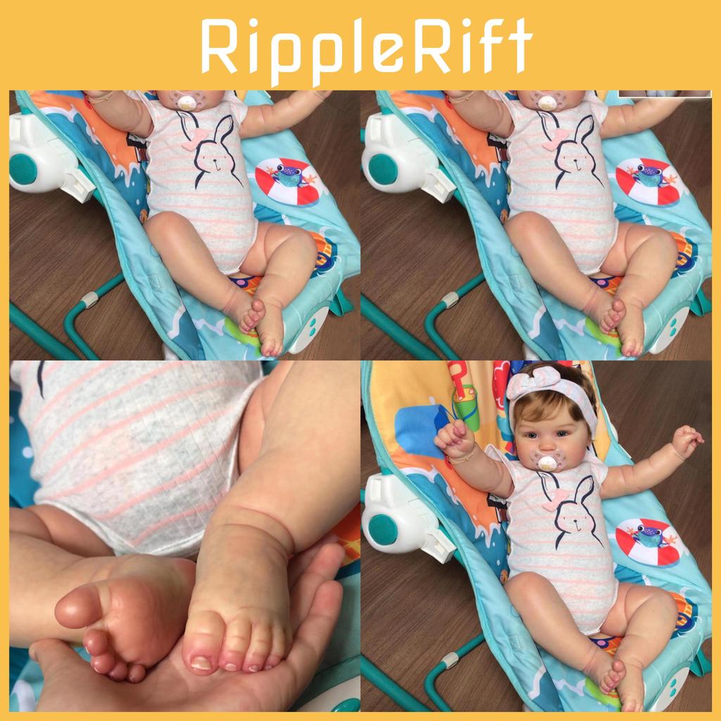 Silikon-Babypuppe Maddie Für Sammler Und Geschenkdisplays Mit Realistischen Merkmalen