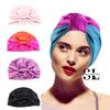 Price Double Layer Cute Style Silk Ladies Hair Turban Custom Bonnets Silk Logo 100% Mulberry Silk Bonnet
