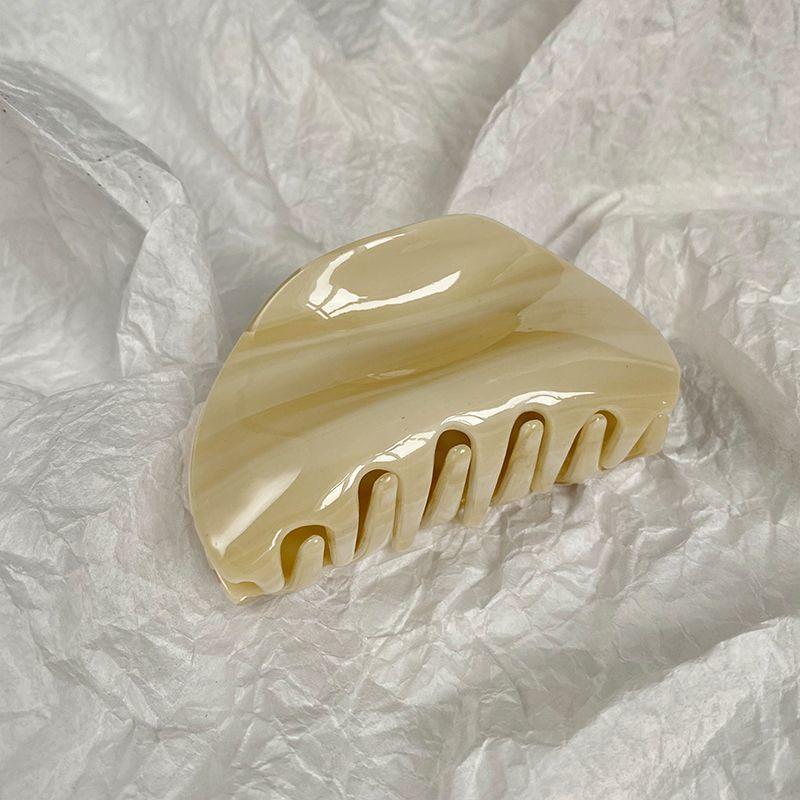 Acetate Hair Claw Medium Size Colorful Grid Plaid Stripe Hair Clip Shark Clips Girls Women Hair Accessories