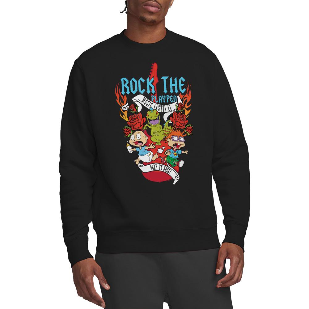 Rugrats Unisex Adult Rock The Playpen Music Festival Sweatshirt