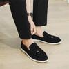 2025 New Arrival Men Handmade Flats Men Casual Walking Shoes Slip on Fashion Loafers for Male Luxury Brand Dress Wedding Shoes