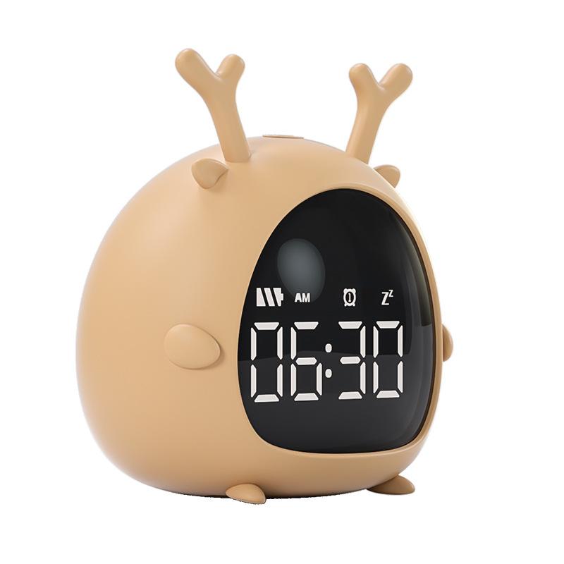 Creative time electronic elf alarm clock bedroom bedside mute alarm clock student dormitory children cute wake up clock