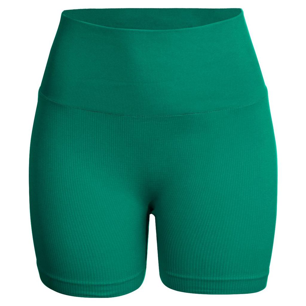 Seamless Ribbed Butt-Lifting Yoga Shorts - Super Elastic Slimming Fitness Pants