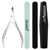 Nail Scissors Set Polishing Strip Nail File Stainless Steel Dead Skin Scissor  Exfoliating Tools Set