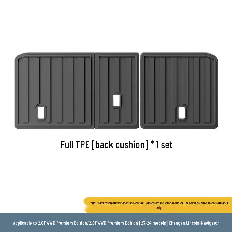 Eco-Friendly TPE Floor Mats & Seat Back Pads for 23-24 Changan Lincoln Navigator