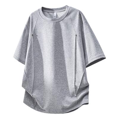 Three-dimensional Men's Large Size Short-sleeved T-shirt, Loose Casual T-shirt