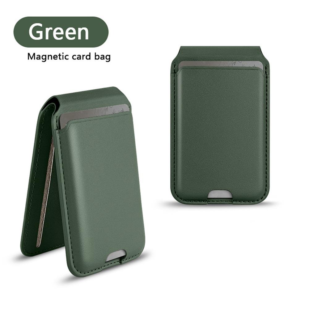 Foldable Wallet for Magsafe Safety Anti-theft Phone Card Holder Strong Adsorption PU Leather for iPhone 16/15/14/13/12 Series