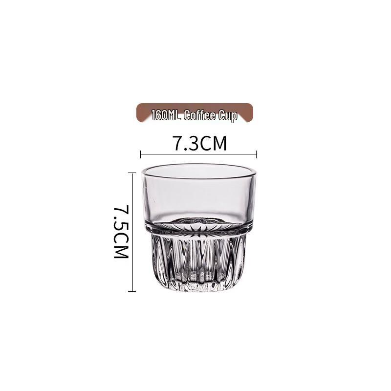 MDNG Stackable Multi-use Glass Cups (Set of 10)